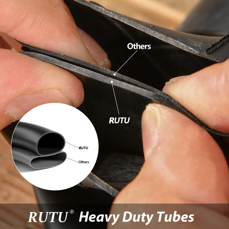 أنابيب داخلية RUTU 10x2.125 - استبدال الأنبوب الداخلي شديد التحمل 10x2 10x2.125 لسكوتر كهربائي ذاتي التوازن بعجلتين، عربات الأطفال ثلاثية العجلات، معظم أنابيب إطارات السكوتر، عبوة من قطعتين - Image 3